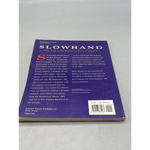 Slow hand book paperback copyright 1993 English Marc roberty 192 pages READ - Picture 2 of 8